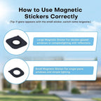 Vusecure Window Cam magnetic stickers
